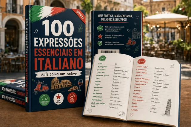 100 Expressões Essenciais em Italiano